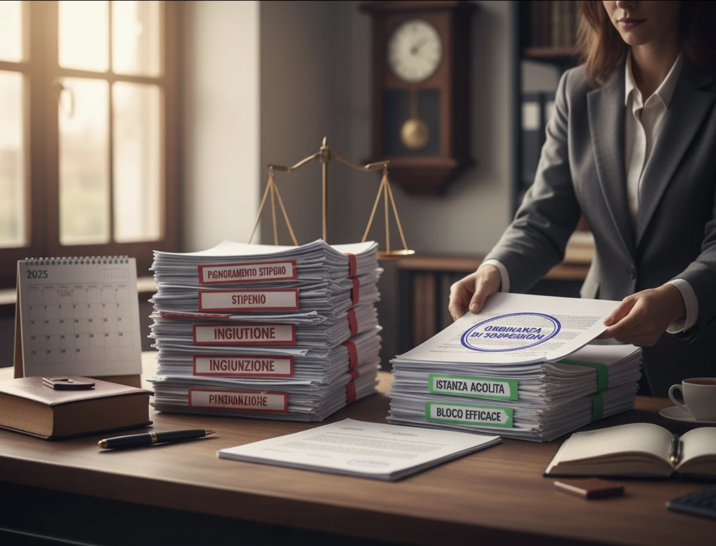 bloccare pignoramento stipendio